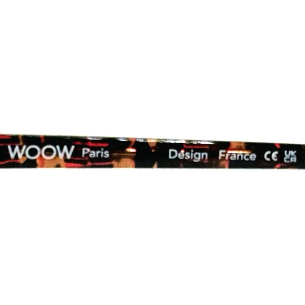 NEW ORIGINAL WOOW Loop In' 2 Col 1007 Structured Red Tortoise Women 49mm 18 140 - Picture 7 of 8